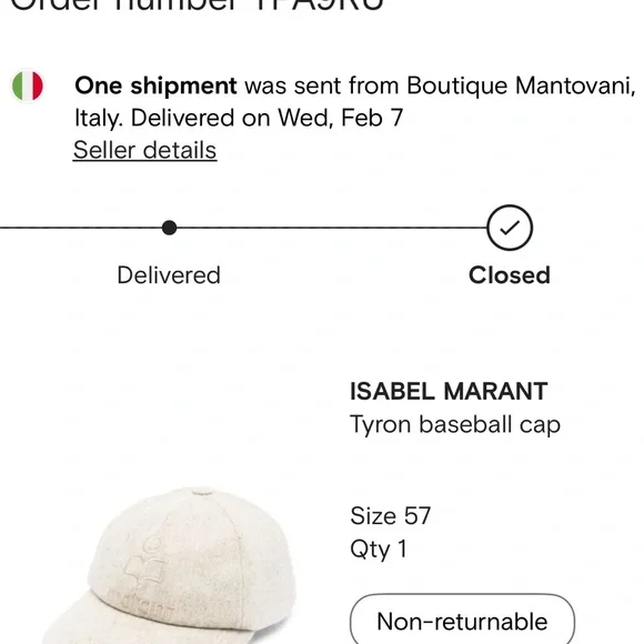 Isabel Marant Tyron Baseball Cap Hat - Picture 5 of 5